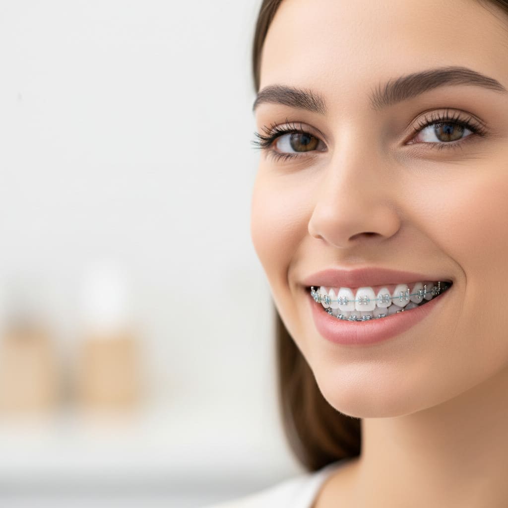 Brackets estéticos de zafiro y cerámica